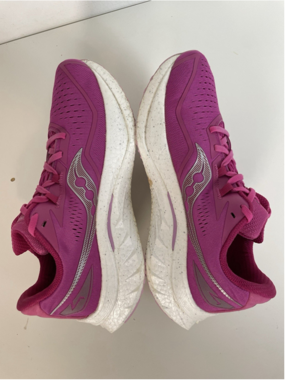 Saucony Endorphin Speed 4 Women's Size 10.5 Pink Purple Running Shoes - Picture 5 of 13